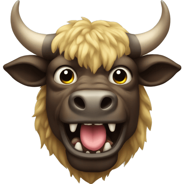 monster bull emoji