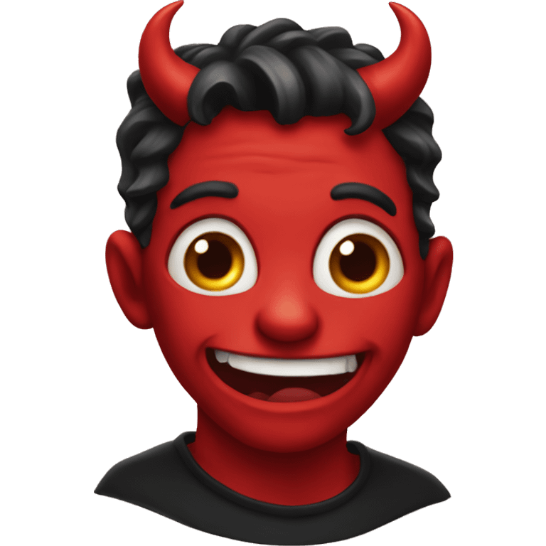 Devil and love emoji