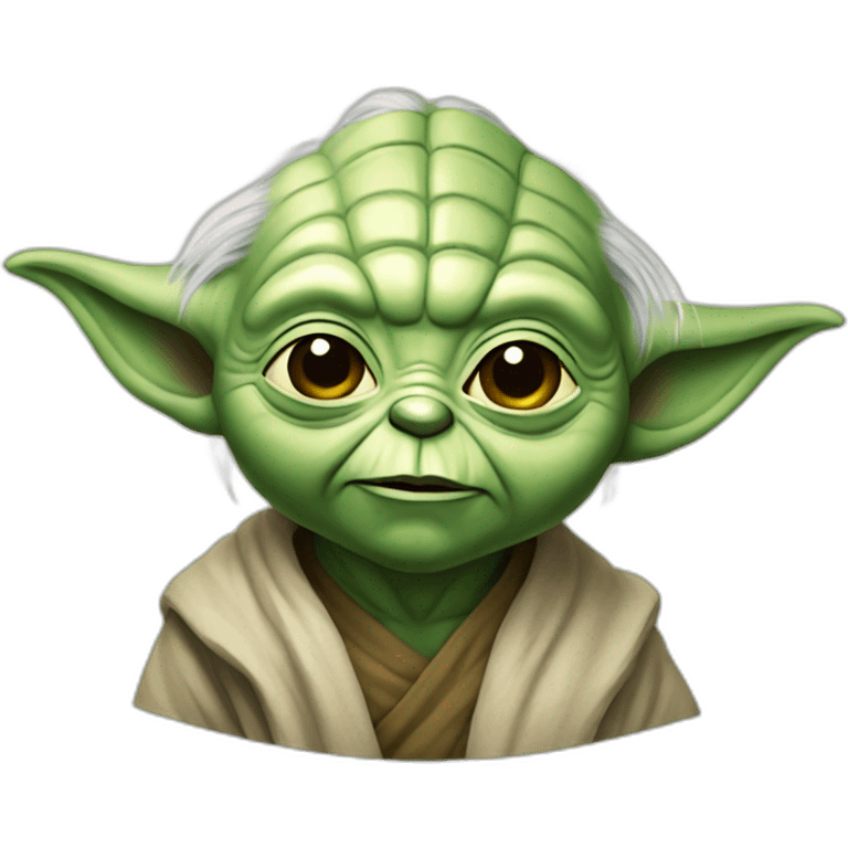 Yoda-happy emoji