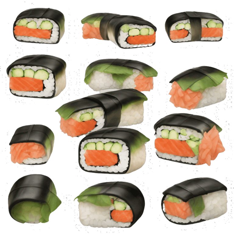 spicy tuna sushi roll emoji