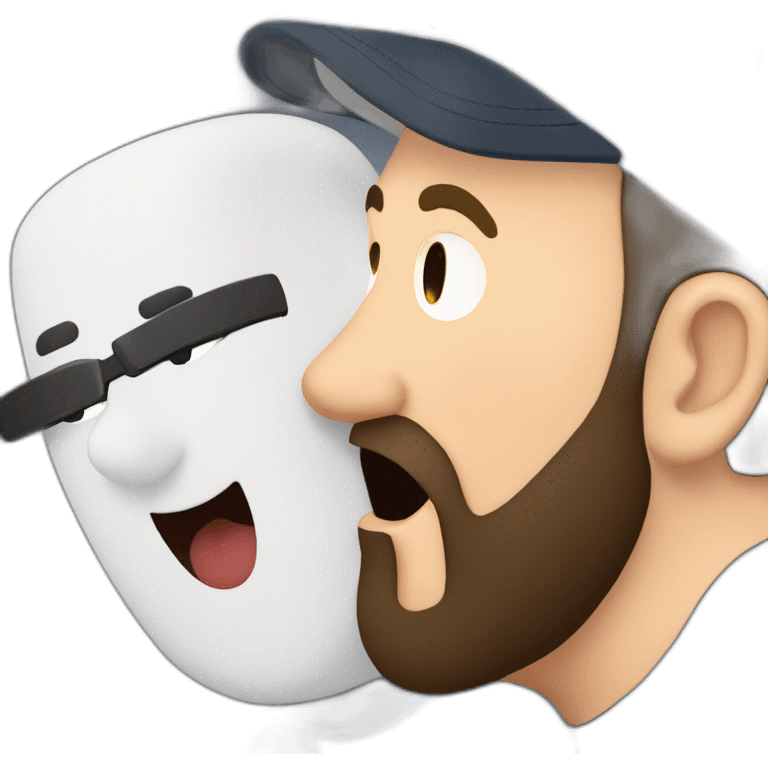 tom segura kissing bert kreischer emoji