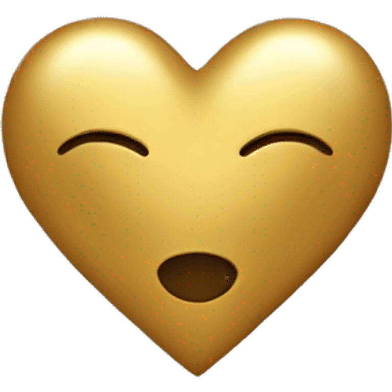 Golden heart  emoji