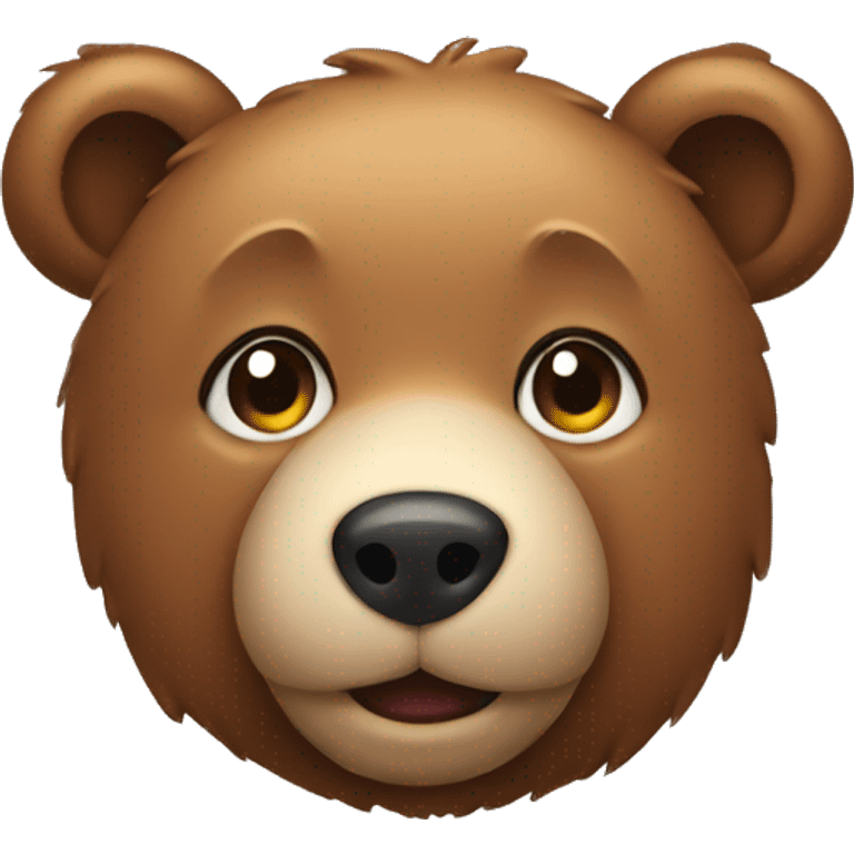 Cute bear emoji