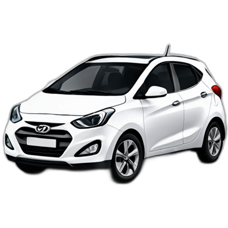 Hyundai ix20 white emoji