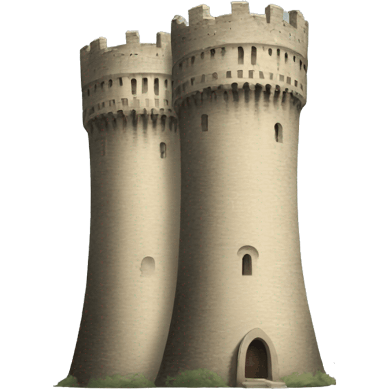 Two towers emoji