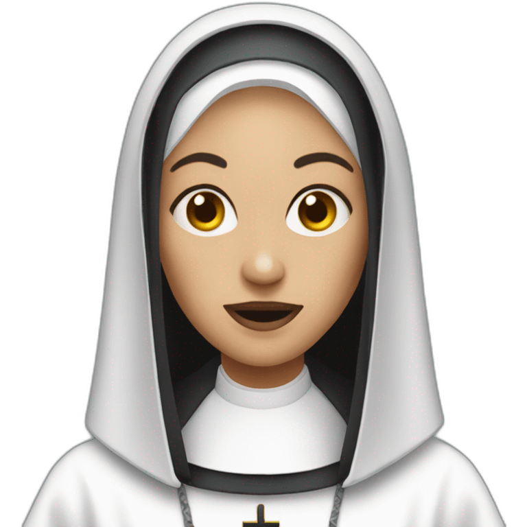 nun character from scary movie emoji