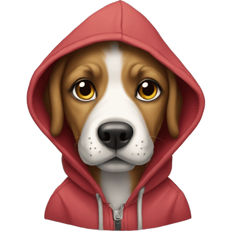 Dog with a hoodie  emoji