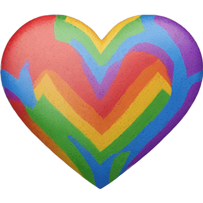 Lgbt heart emoji