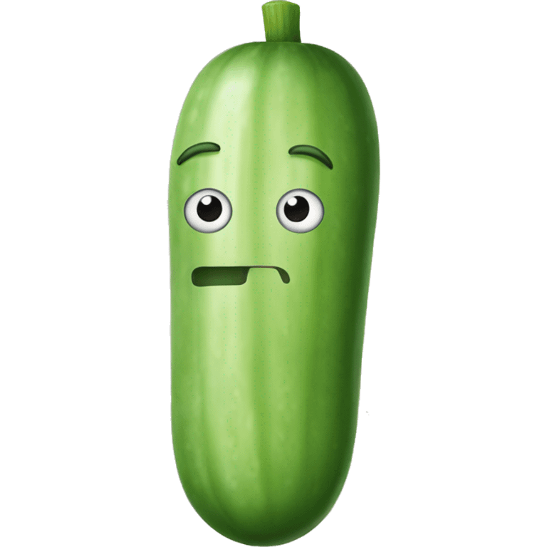 cucumber like a bone emoji