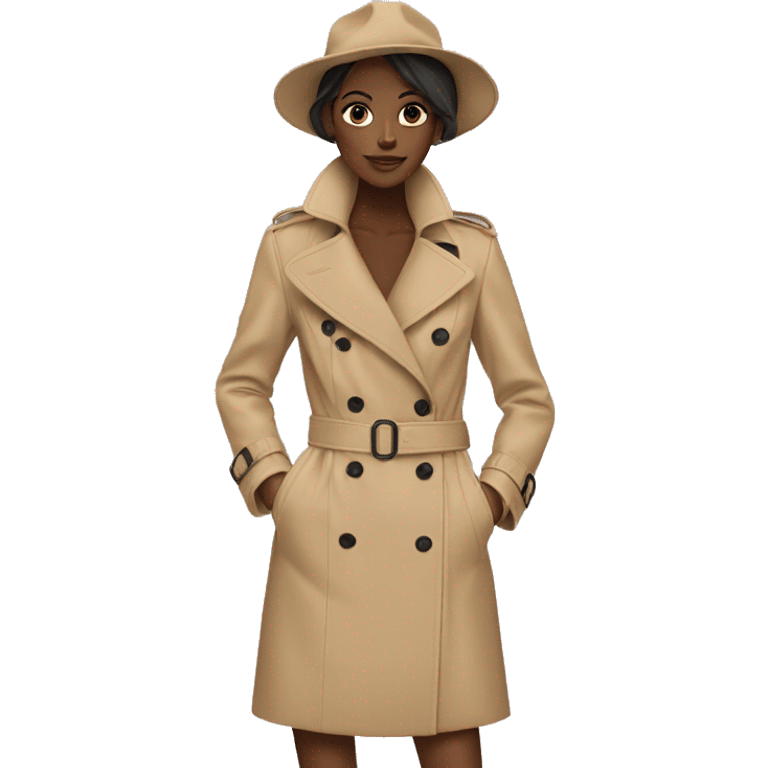 Trench coat nude colour  emoji