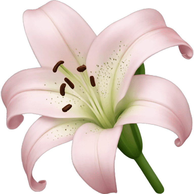 light pink lilium emoji