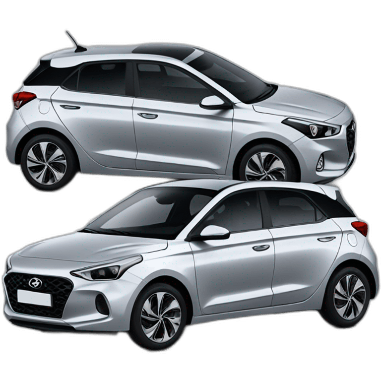 Hyundai i20 silber emoji