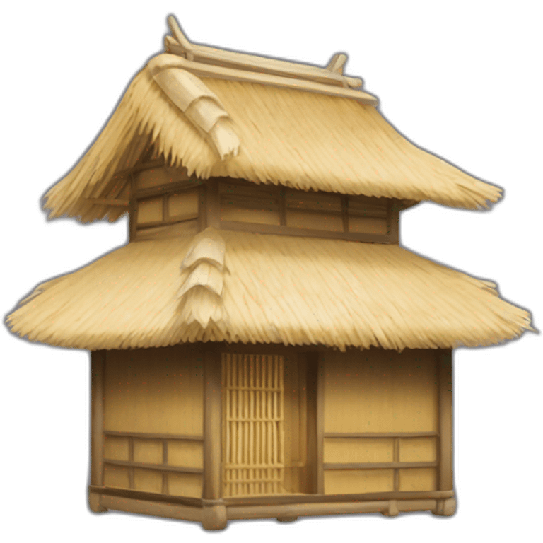 japanese straw hause emoji