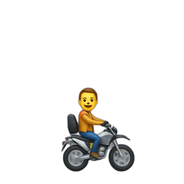 Motorola riding in elevator emoji