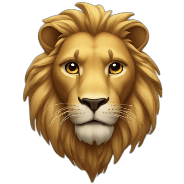 lion heart emoji