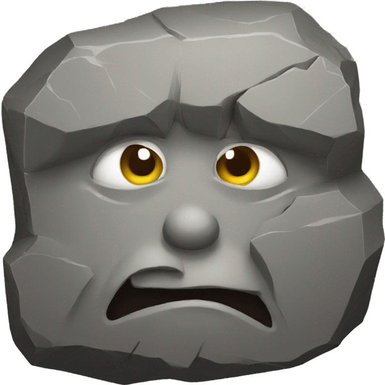 rock face emoji