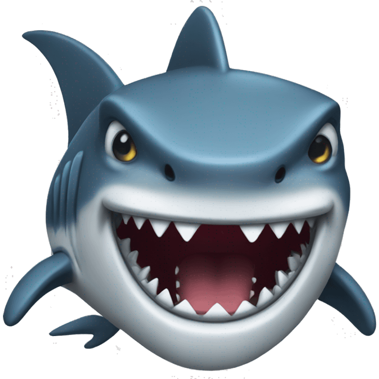 mad shark emoji