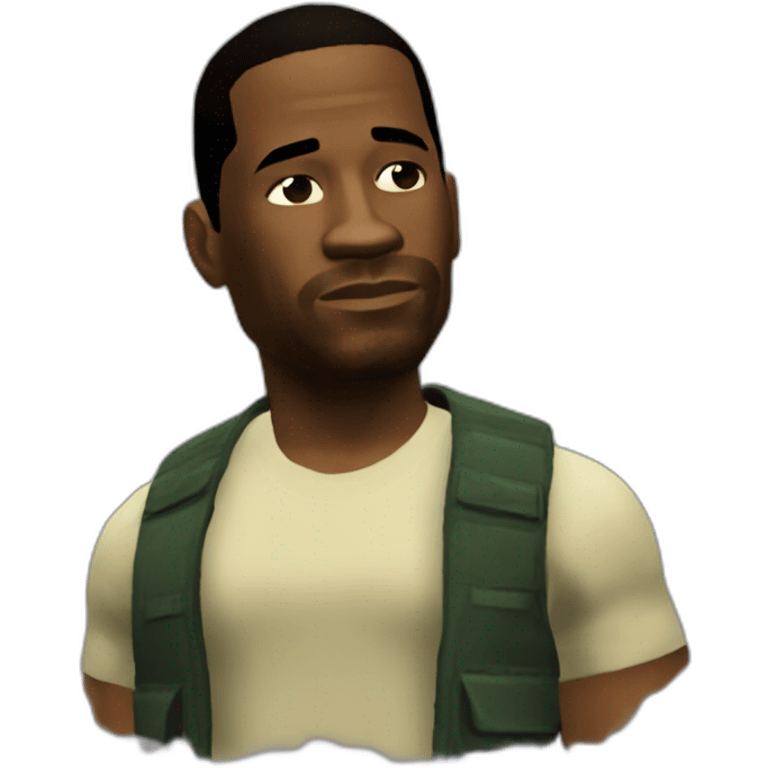 Carl Johnson from GTA San Andreas emoji