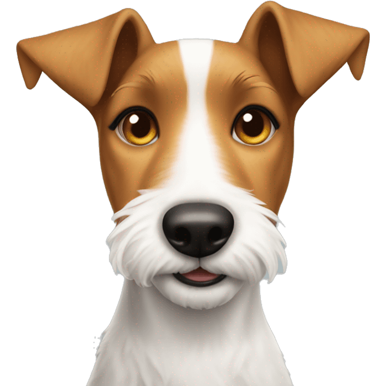 Fox terrier girl emoji