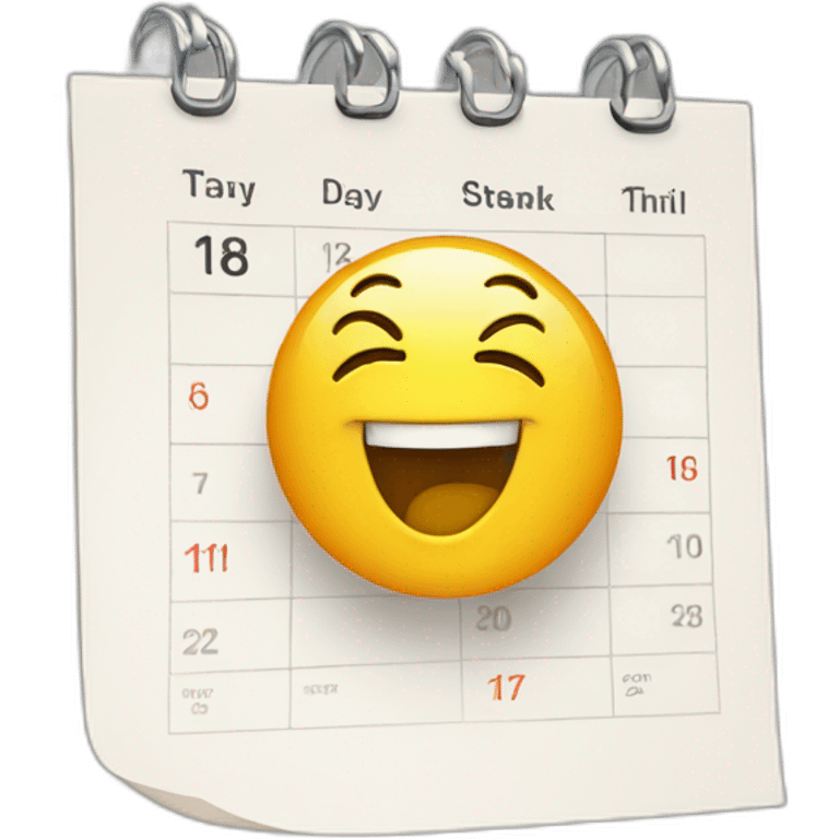 calendar 1 day  emoji