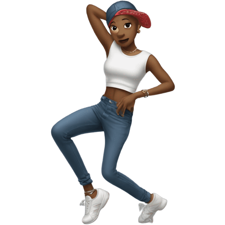 hip-hop dancer emoji