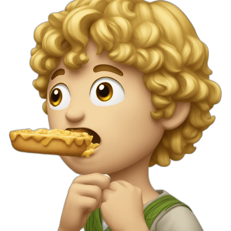 peregrin flacon eating emoji