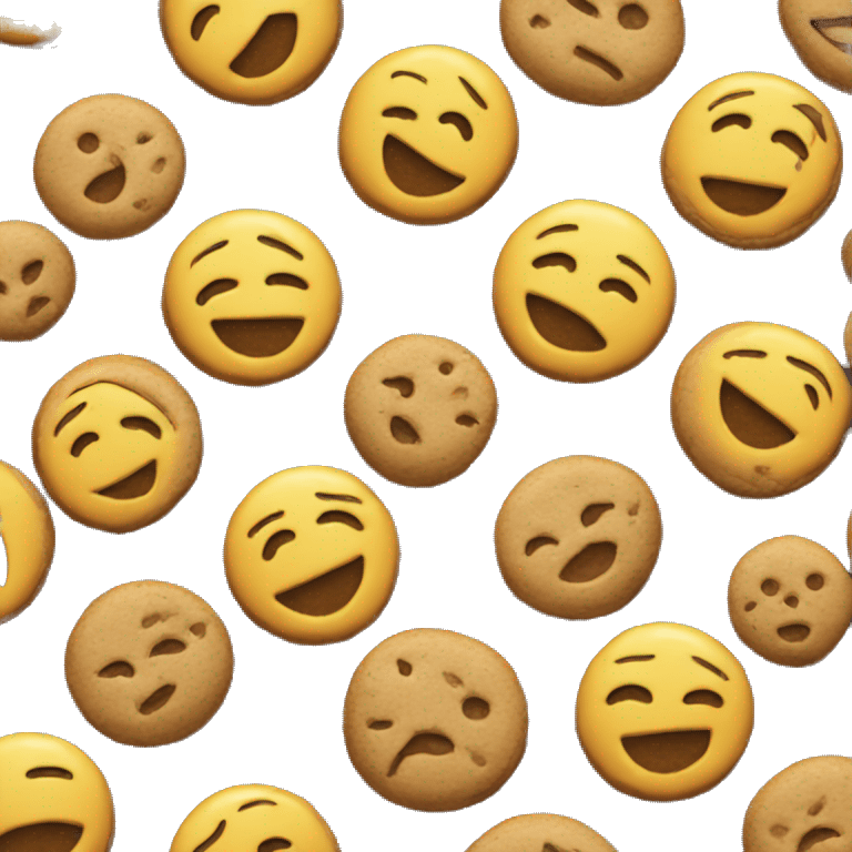 Smiley coockie emoji