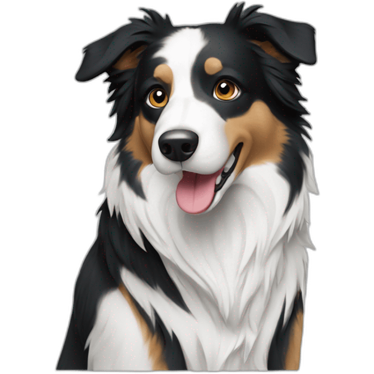 border-collie-white- emoji