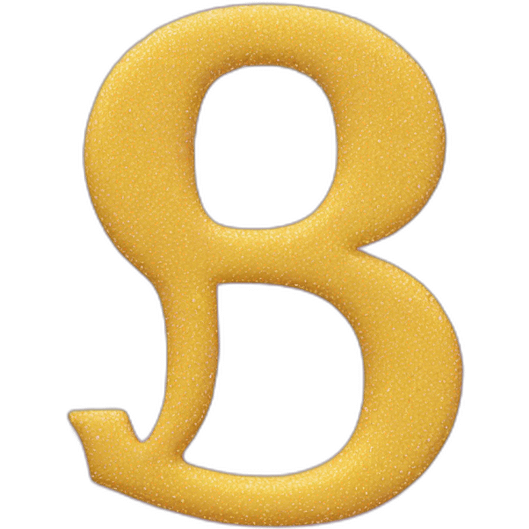 Letter B Logo for barbie emoji