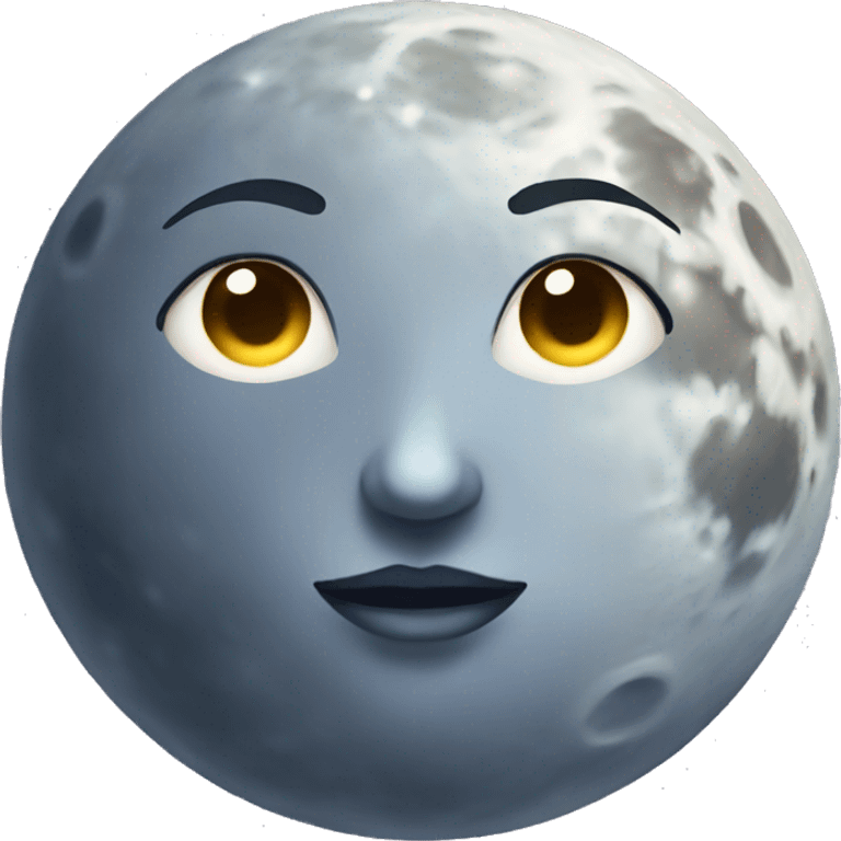 moon and female emoji