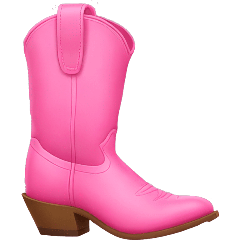 pink cowgirl boots emoji