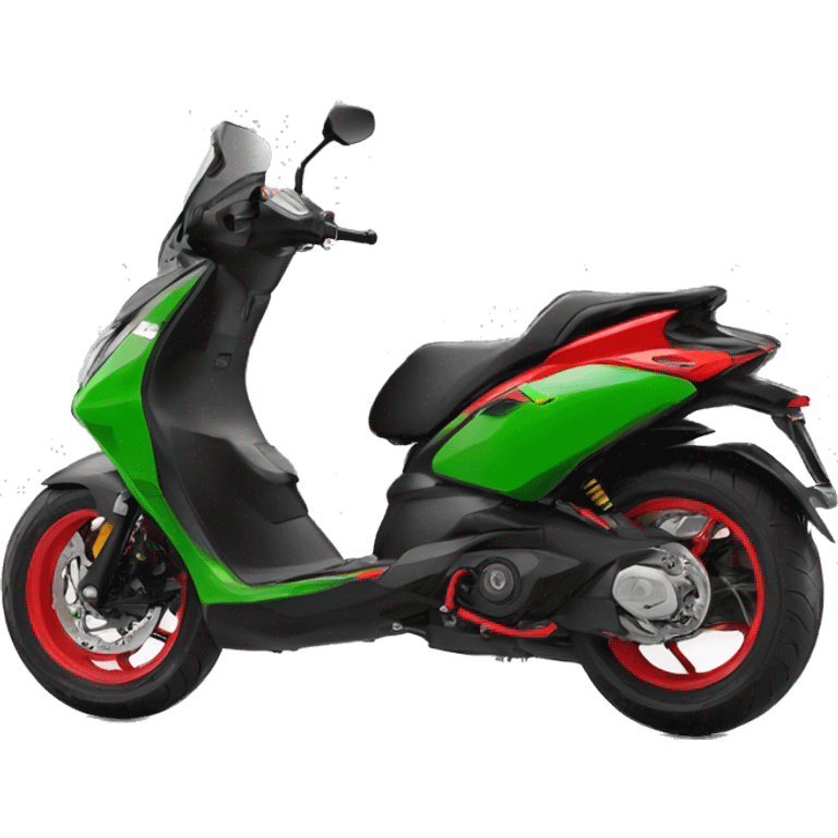 Aprilia sr 50 gt replica 2020 black red and a little bit of green emoji