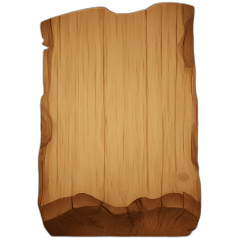 Piece of wood emoji