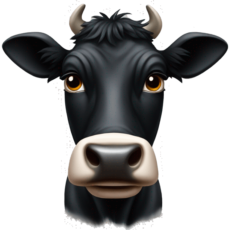 Black cow sid emoji