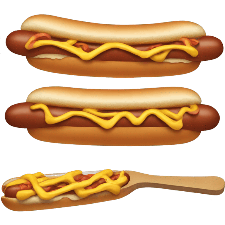 Hotdogs for skis emoji