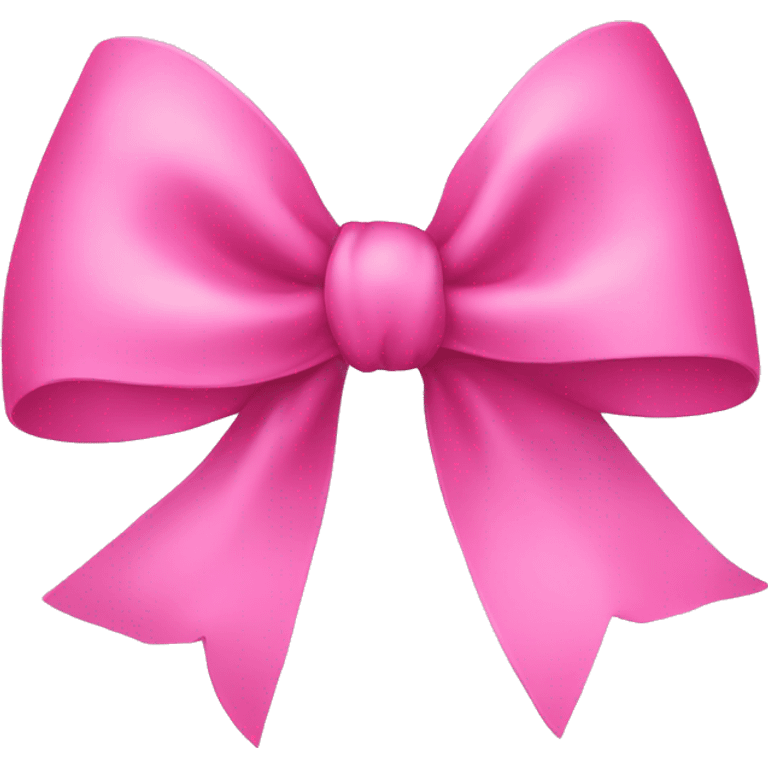 Pink bow emoji