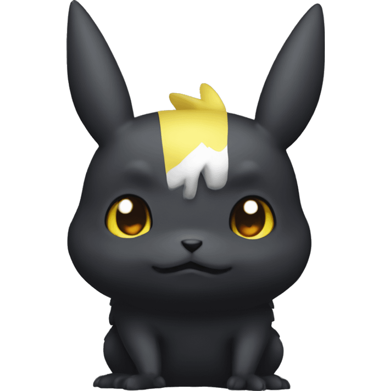 Dark pikachu emoji