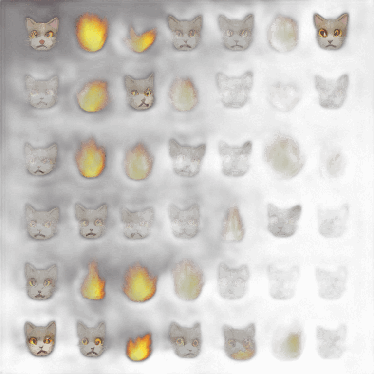 Cat explosions emoji