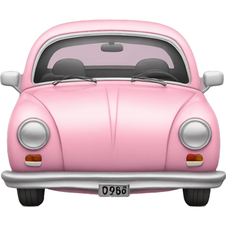 coche rosa clarito emoji