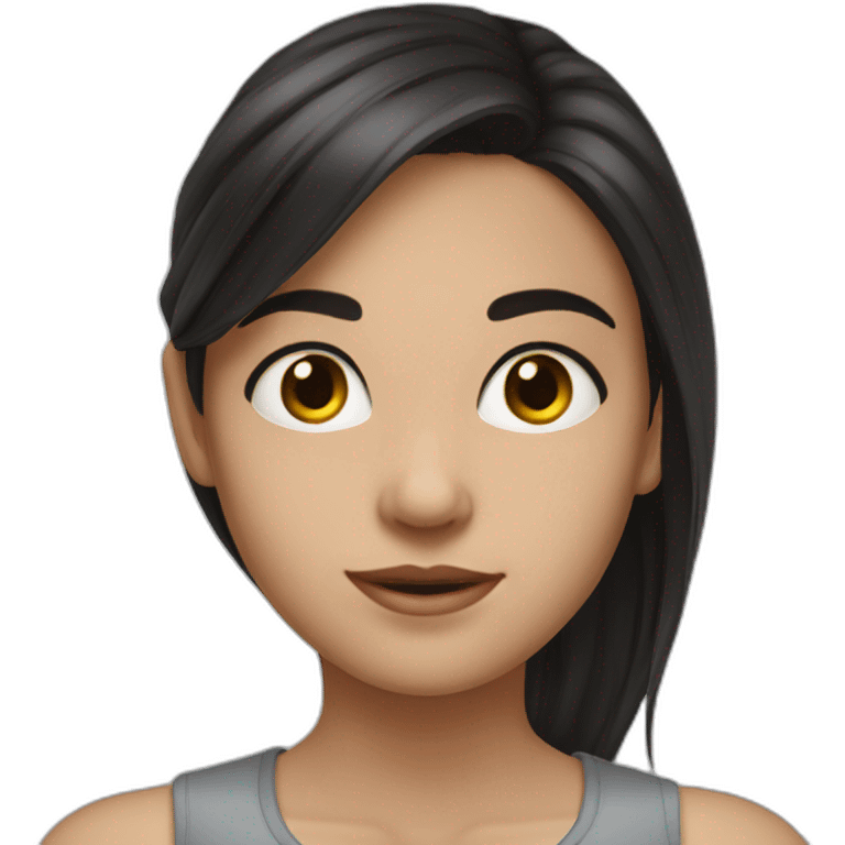 1,62 cm dark hair girl emoji