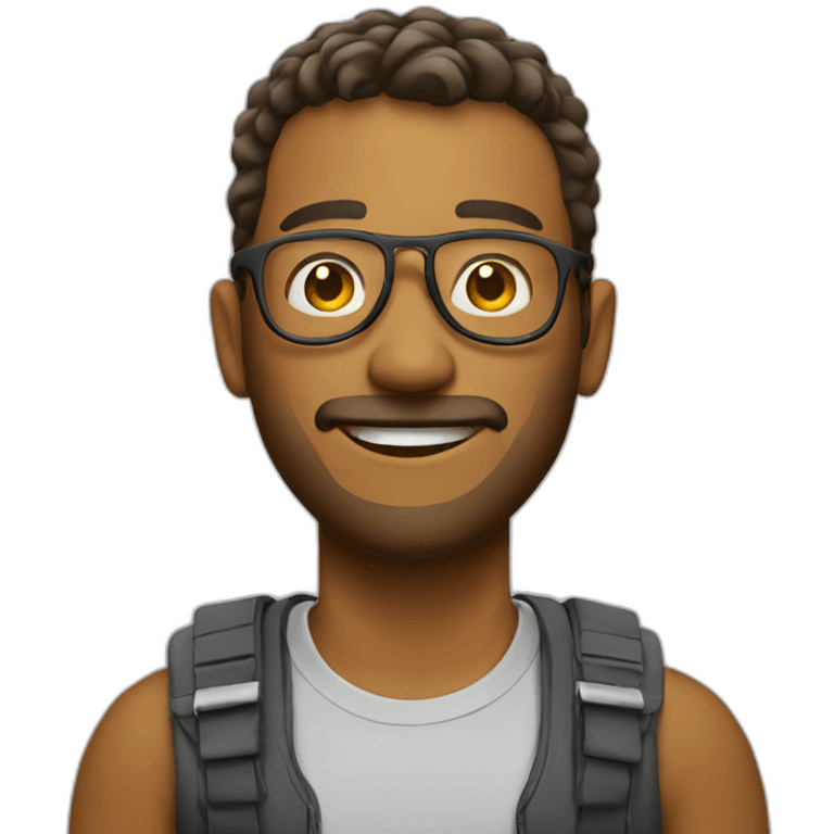 cool marketing guy emoji