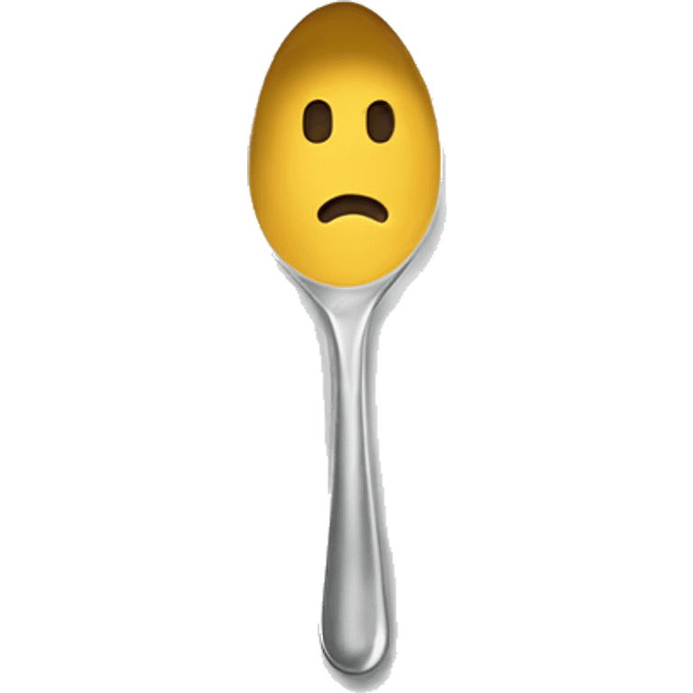 Folded spoon emoji