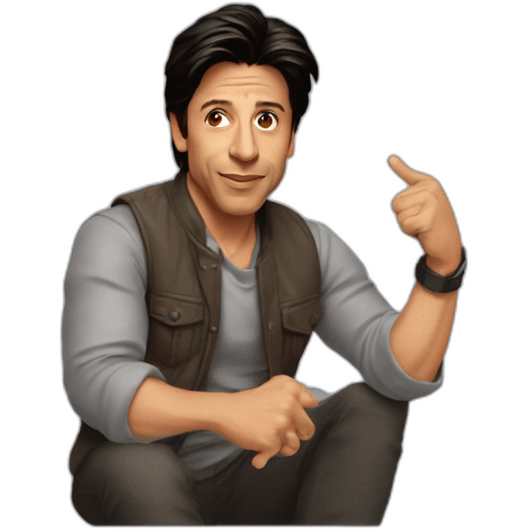 Sharukh khan as atoriksha drive  emoji