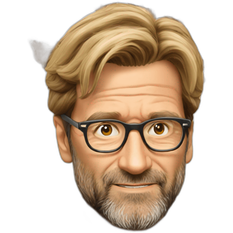 jurgen klopp playing hands under the head emoji