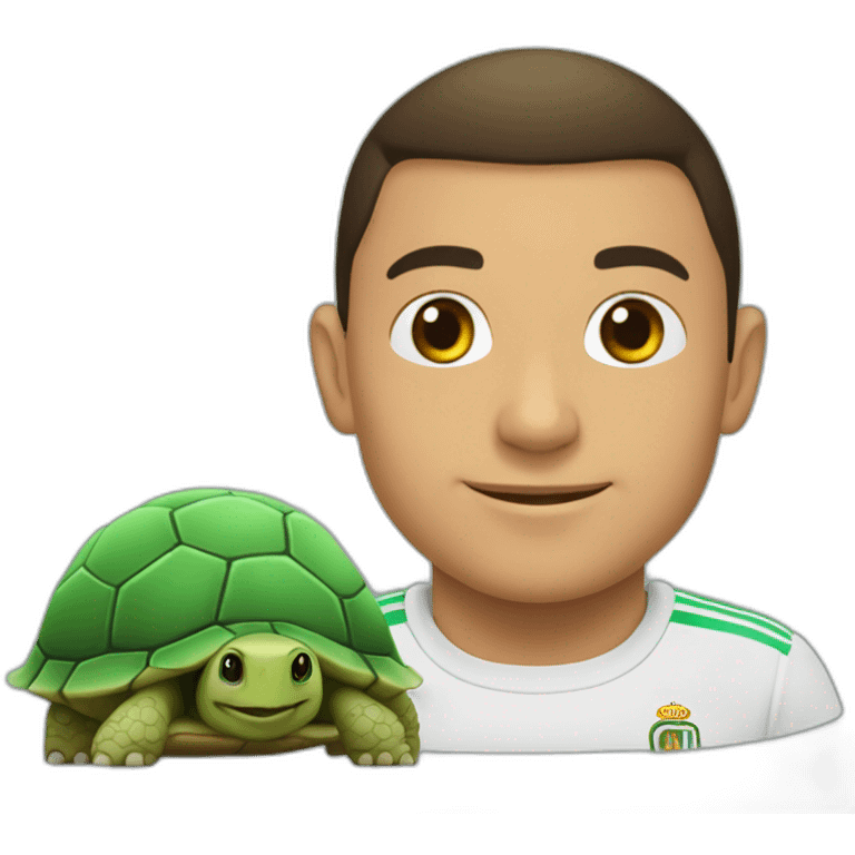 Ronaldo sur tortue emoji