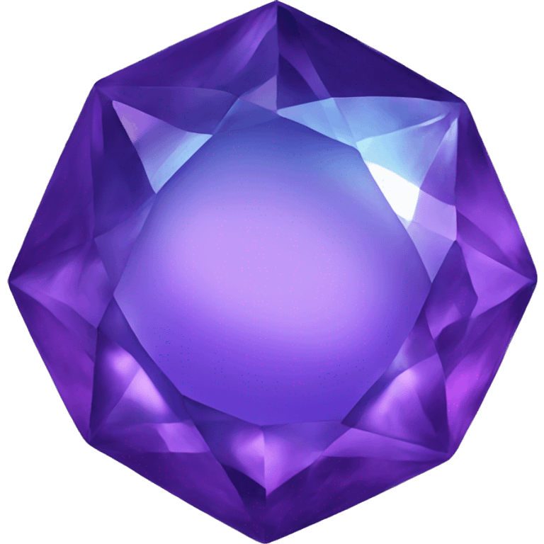 Blue-purple jewel emoji