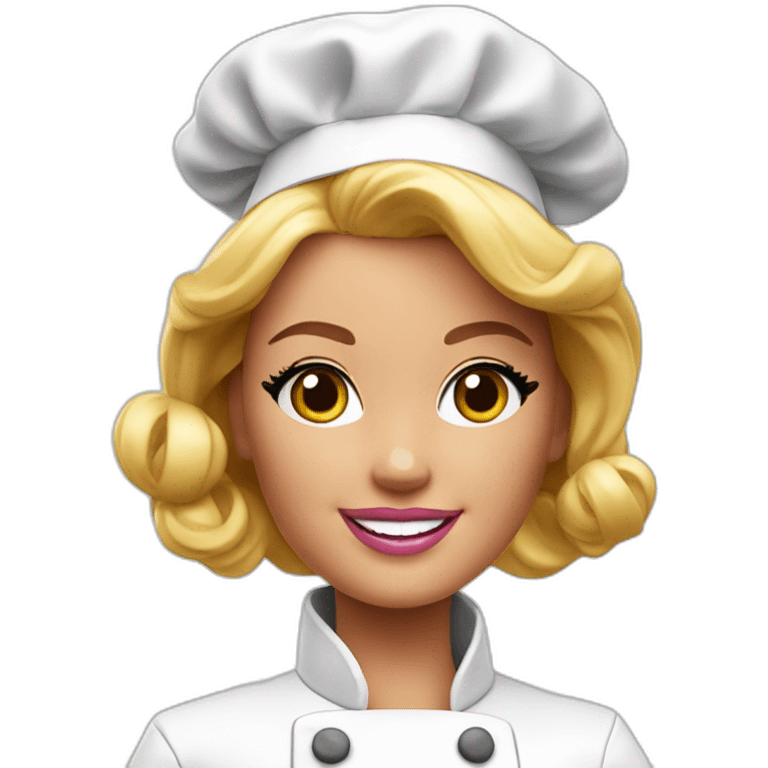 chef barbie emoji