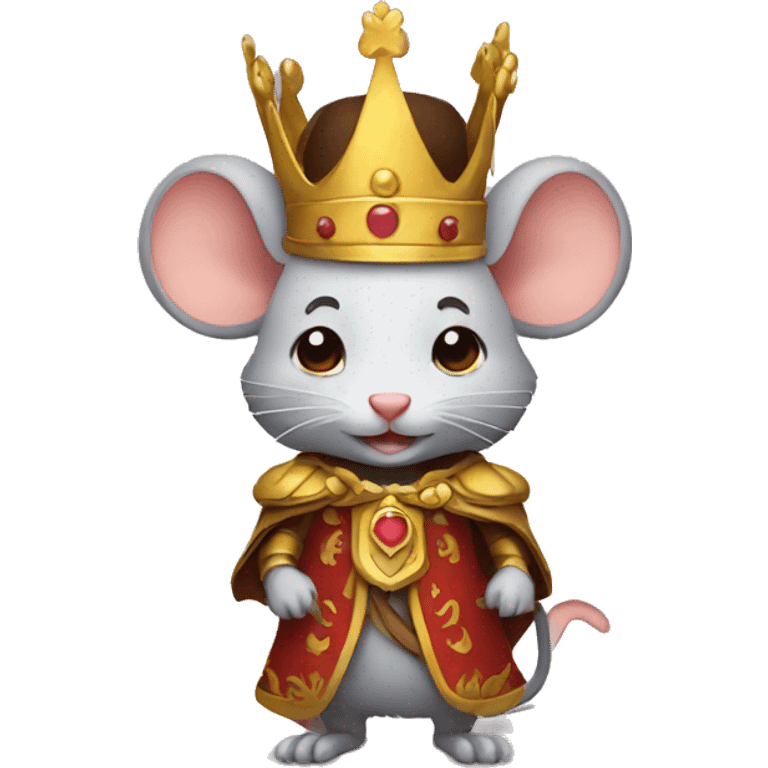 Mouse king emoji