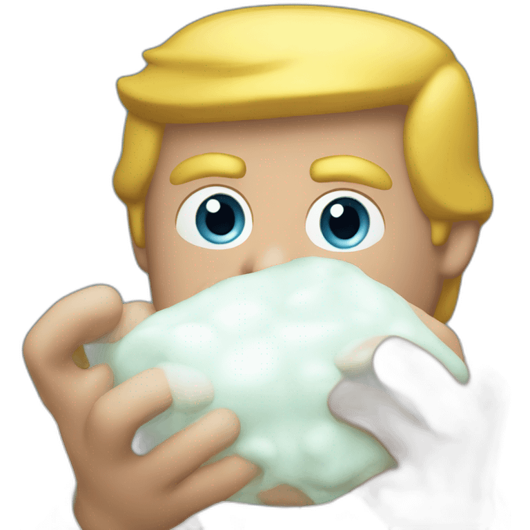 trump-holding-soap emoji