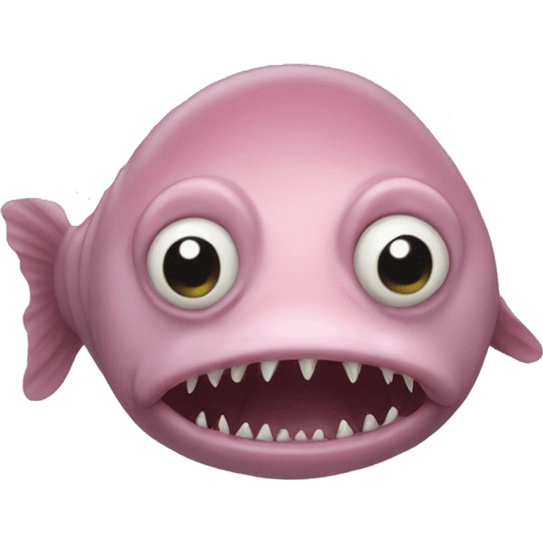 blob fish with teeth emoji